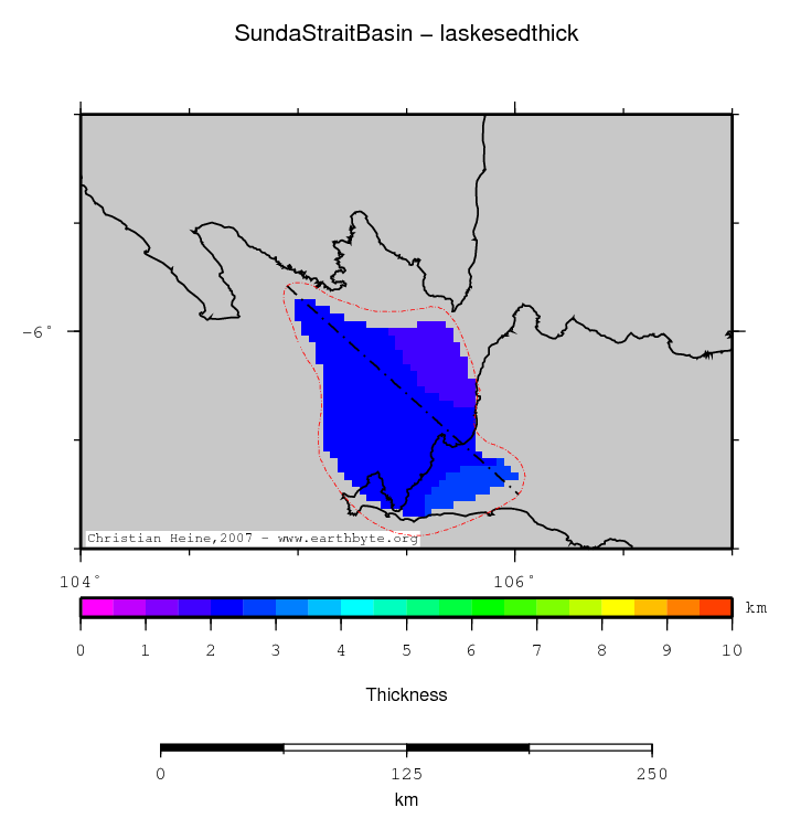 Sunda Strait Basin location map