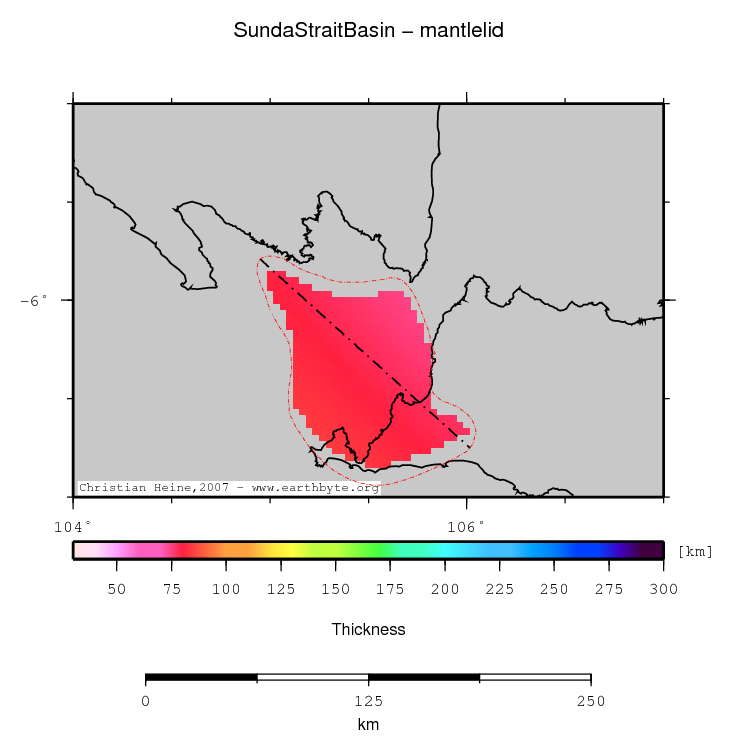 Sunda Strait Basin location map