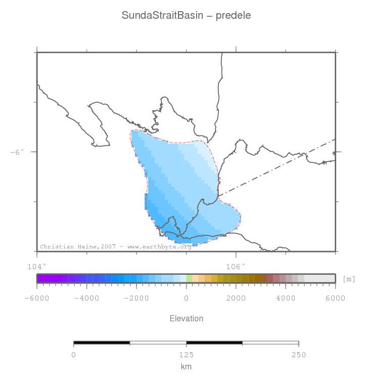 Sunda Strait Basin location map