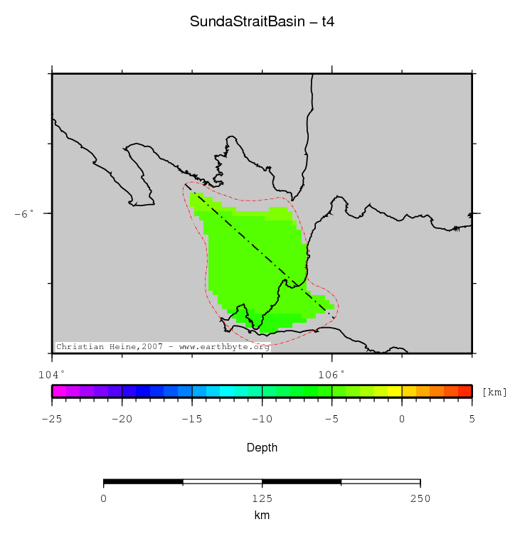 Sunda Strait Basin location map