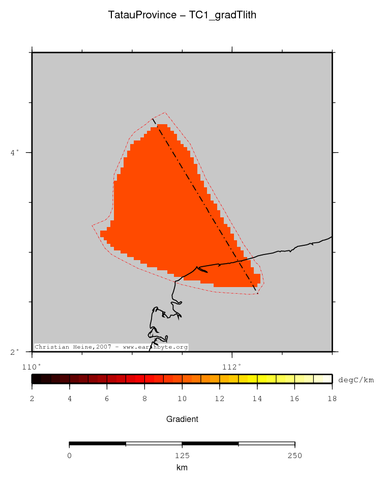 Tatau Province location map