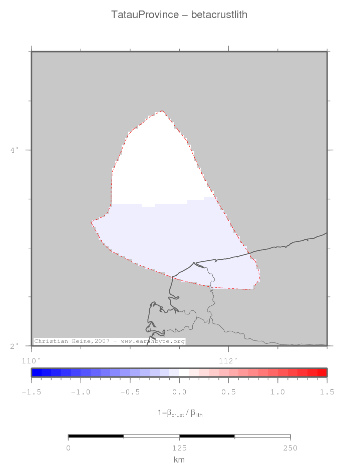 Tatau Province location map