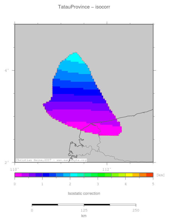 Tatau Province location map