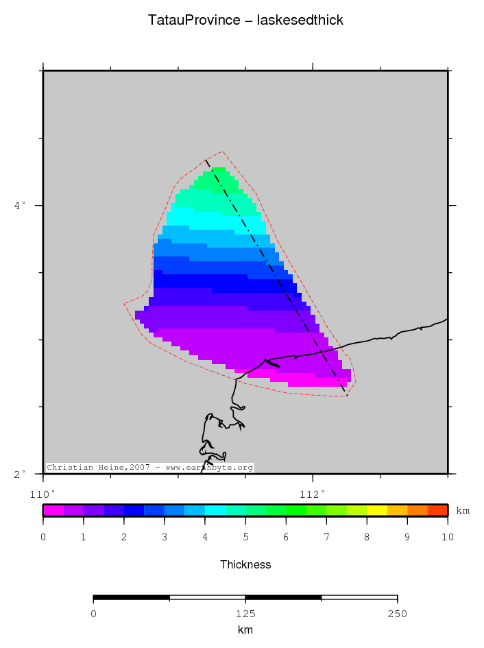 Tatau Province location map