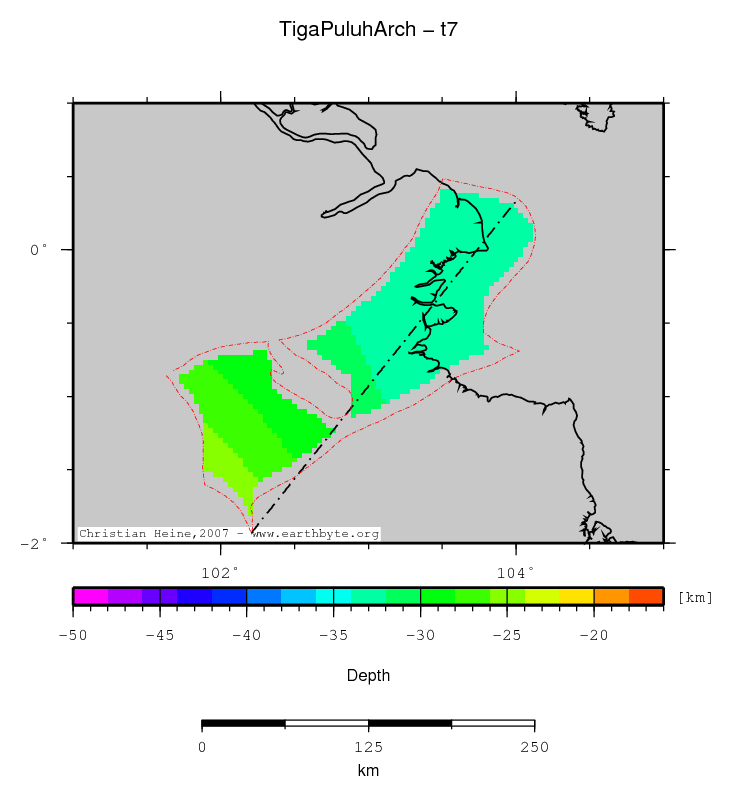 Tiga Puluh Arch location map