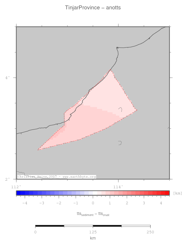 Tinjar Province location map