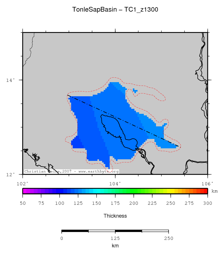 Tonle Sap Basin location map