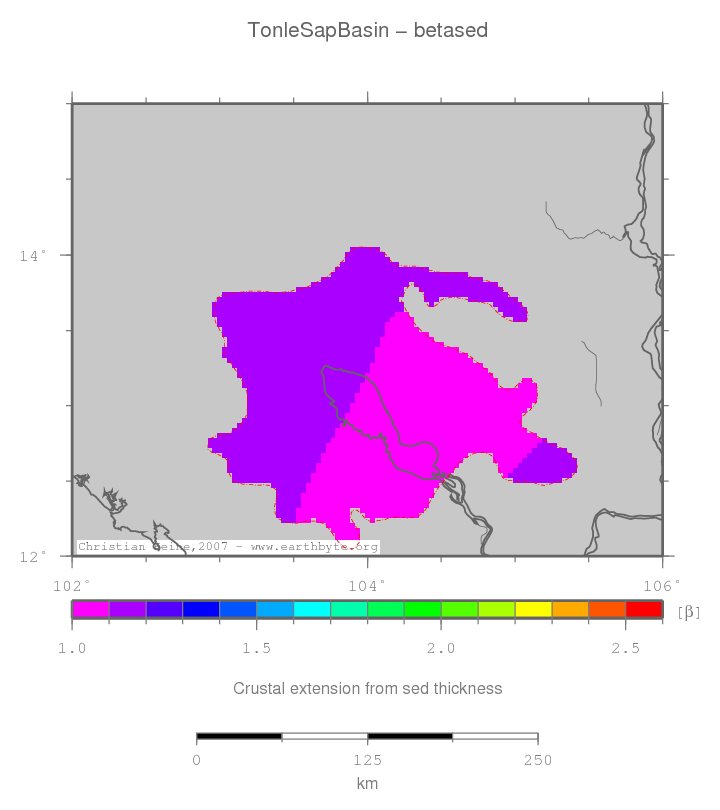 Tonle Sap Basin location map