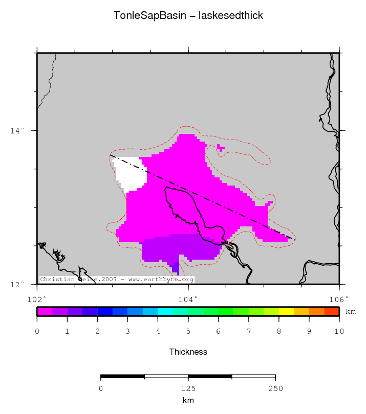 Tonle Sap Basin location map