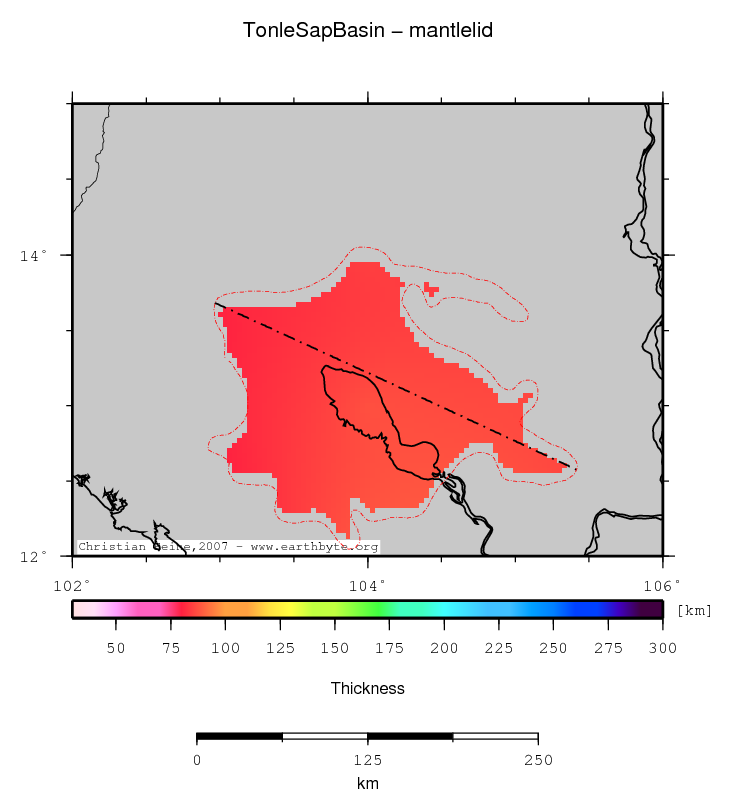 Tonle Sap Basin location map