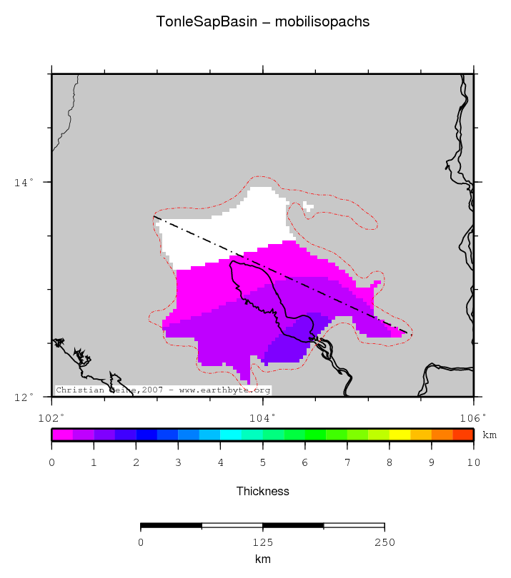 Tonle Sap Basin location map