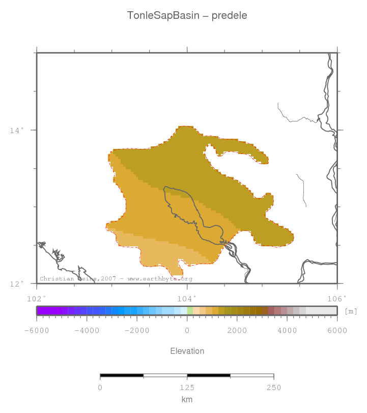 Tonle Sap Basin location map