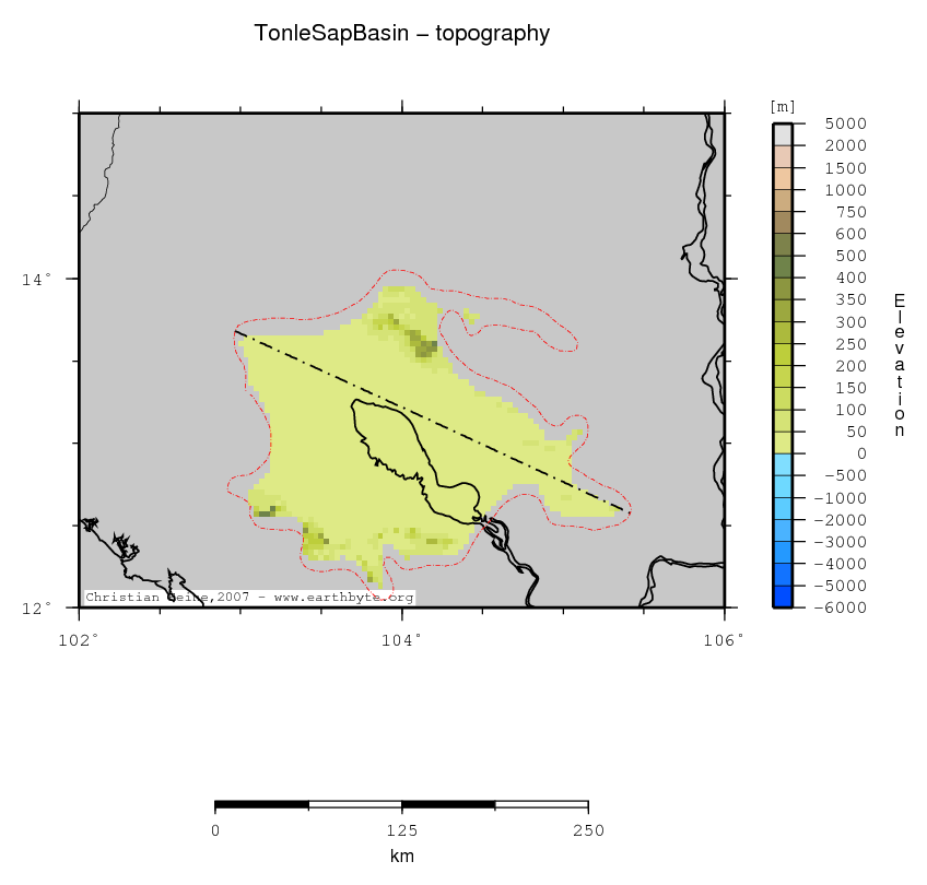 Tonle Sap Basin location map