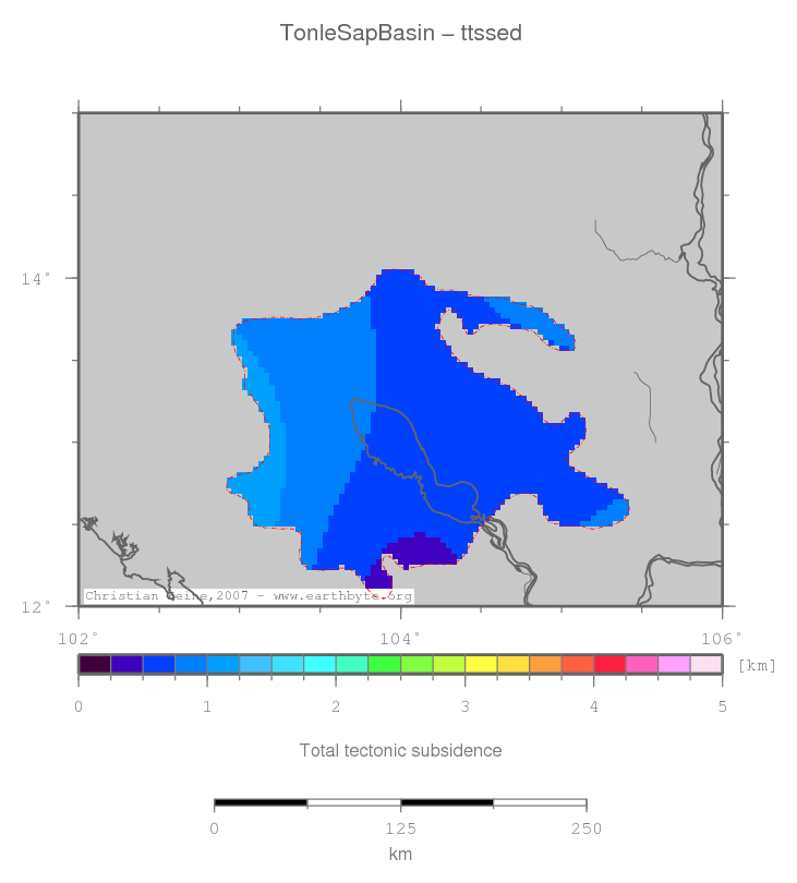 Tonle Sap Basin location map