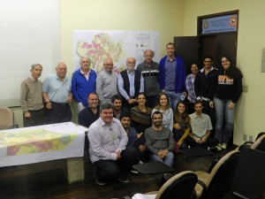 Nicholas Barnett-Moore with the Gondwana Map Project team in Rio de Janeiro