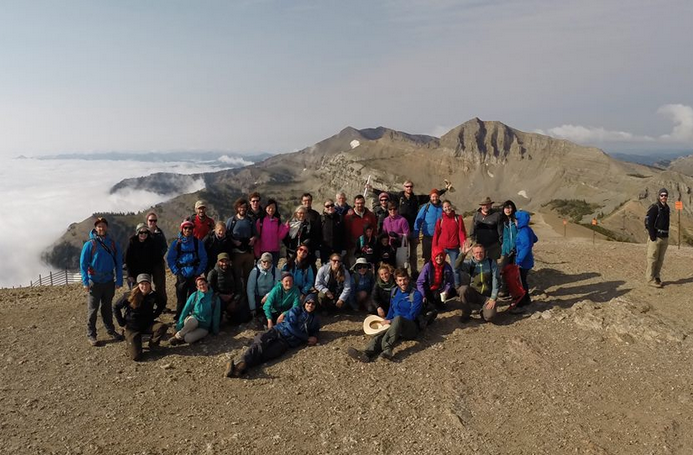 Nicky Wright Mountain Ranges and High Plateaus group photo