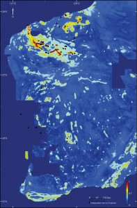 Prospectivity of Western Australian iron ore from geophysical data using a reject option classifier - figure