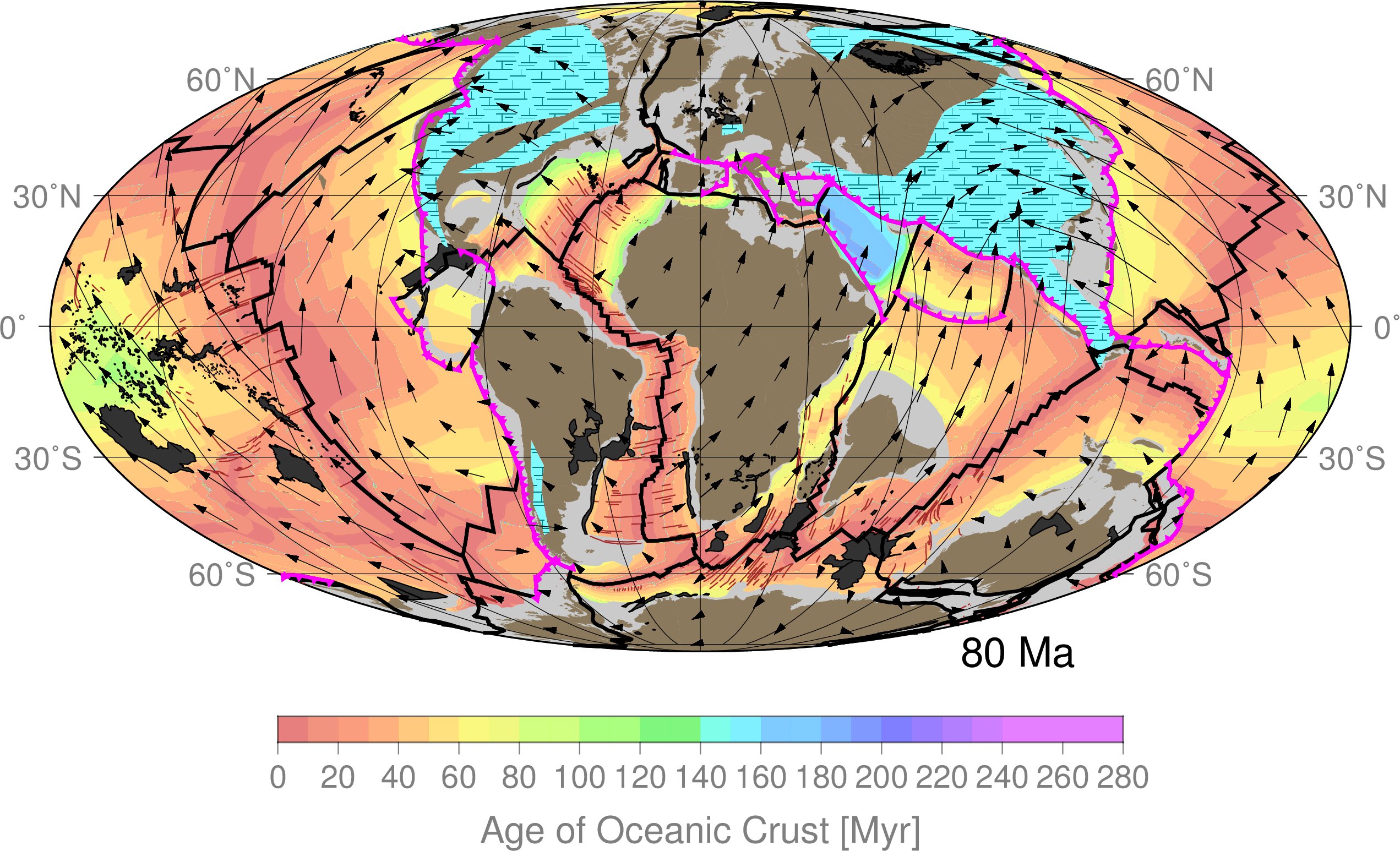 Global plate reconstruction