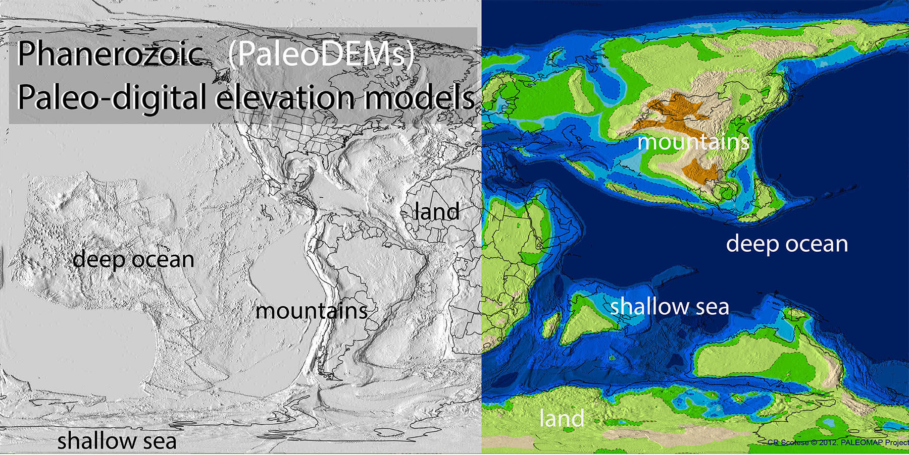 PaleoDEM Resource &#8211; Scotese and Wright (2018)