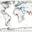 Global map showing passive margins with thick sedimentary successions and greenhouse–icehouse regime shifts relevant to hydrogen storage potential.