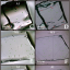 Microscope images comparing human- and AI-identified fission tracks in two apatite grains with differing counting accuracy.